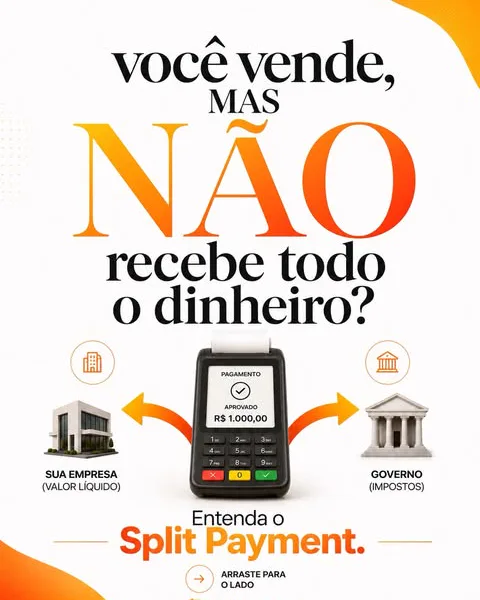 Publicação da DipiContabiliza sobre Split Payment e a Reforma Tributária, 11 de agosto de 2026